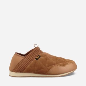 Teva Ember Moc Shearling Παπουτσια Γυναικεια - καφε